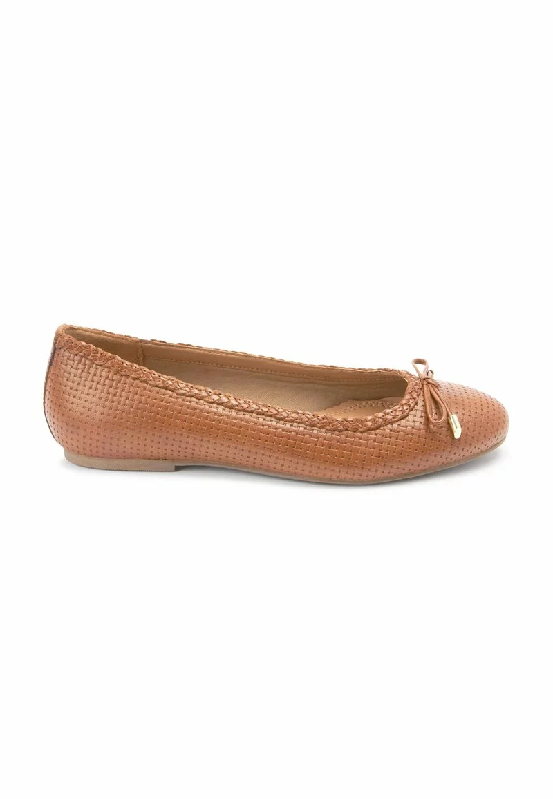 Next Damen Klassischer Ballerina - Tan Brown 1 Next Damen Klassischer Ballerina - Tan Brown