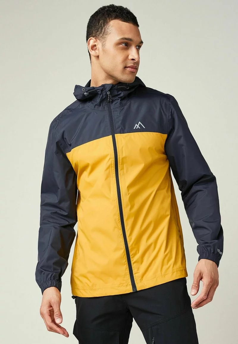 Next PACKABLE - Regenjacke / Wasserabweisende Jacke - Navy Blue Yellow | Herren 1 Next PACKABLE - Regenjacke / Wasserabweisende Jacke - Navy Blue Yellow | Herren
