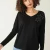 Next Damen LONG SLEEVE DOLMAN - Tunika - Black