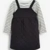 Next Kinder Jerseykleid - Black