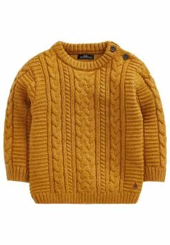 Next Kinder CABLE CREW - Strickpullover - Ochre