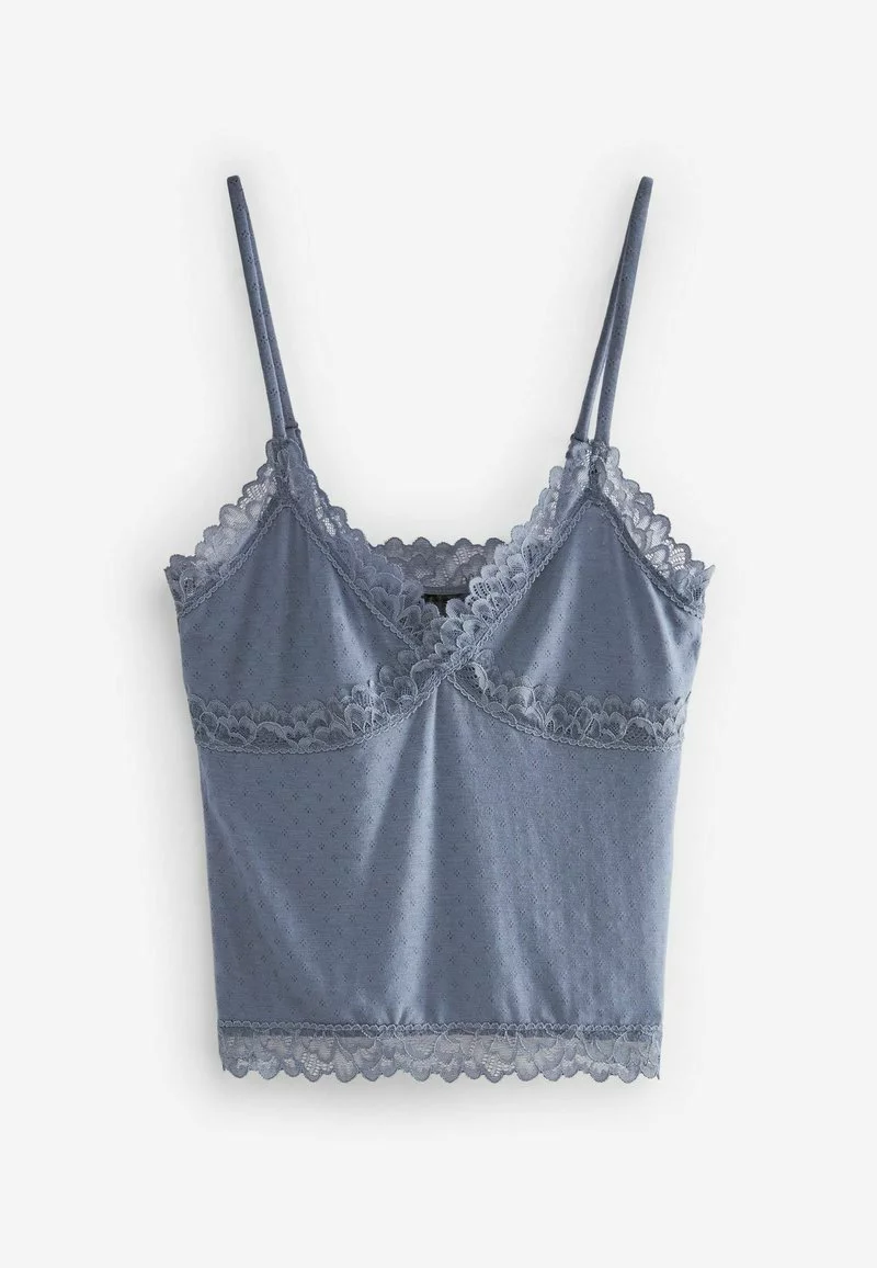 Next Damen 2 PACK - Nachtwäsche Shirt - Cream Blue 2 Next Damen 2 PACK - Nachtwäsche Shirt - Cream Blue – Bild 2