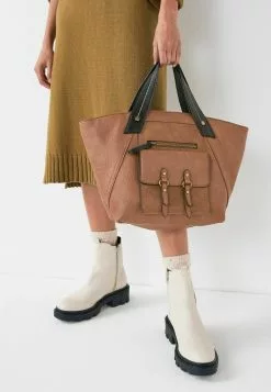 Next Damen Shopping Bag - Tan