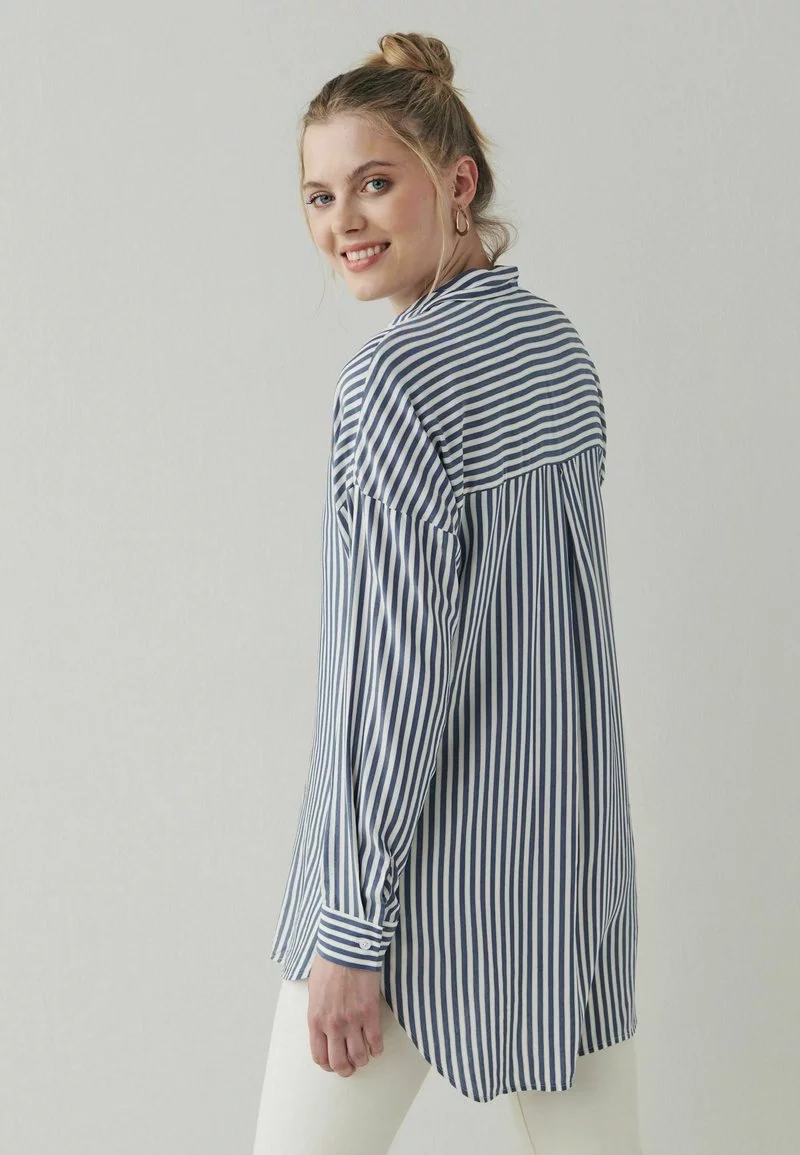 Next Damen LONG SLEEVE - Bluse - Blue White Stripe 3 Next Damen LONG SLEEVE - Bluse - Blue White Stripe – Bild 3