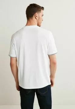 Next Herren BLOCKED - T-Shirt Print - White Blue Chevron -Next Großes Kaufhaus 033ba878d88e4970979f17b3b9c8359c