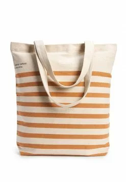 Next Damen STRIPE REUSABLE FOR LIFE - Shopping Bag - Neutral Tan Brown