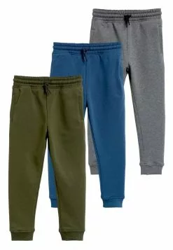 Next Unisex MULTI BLACK SKINNY FIT 3 PACK JOGGERS (3-16YRS) - Jogginghose - Grey