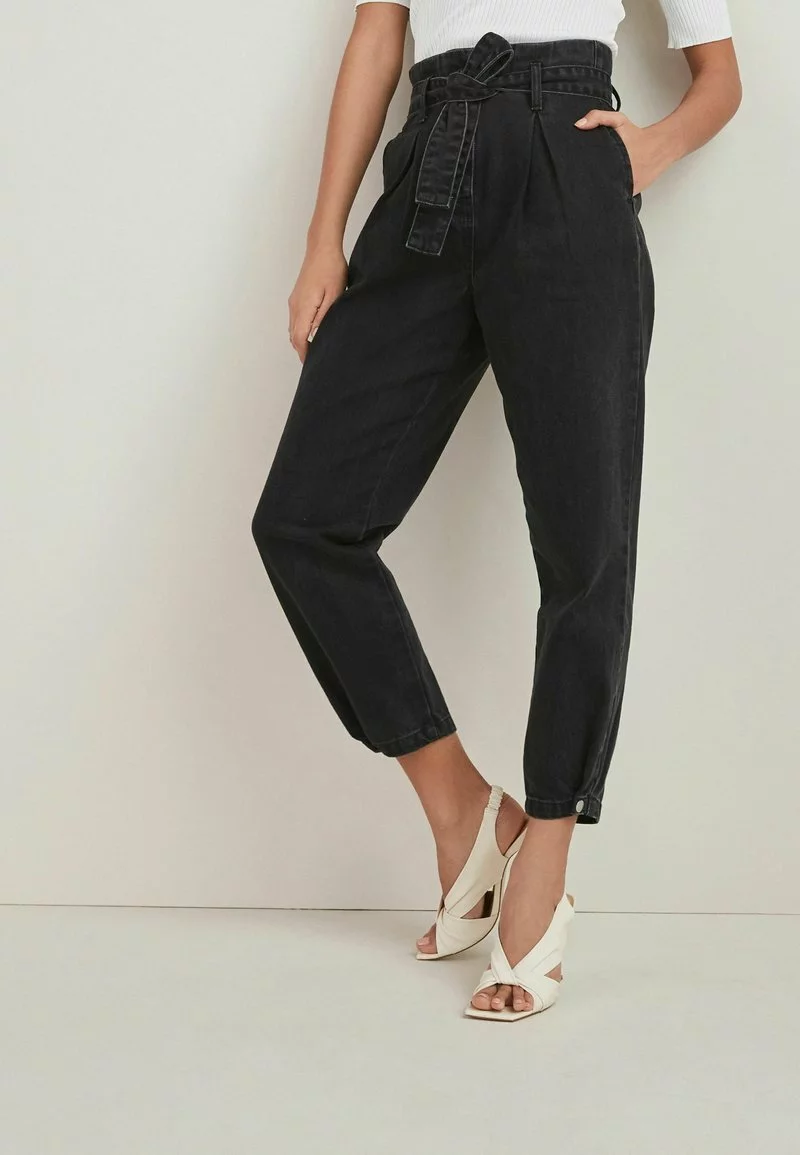 Next PAPERBAG - Jeans Relaxed Fit - Black Denim | Damen 1 Next PAPERBAG - Jeans Relaxed Fit - Black Denim | Damen