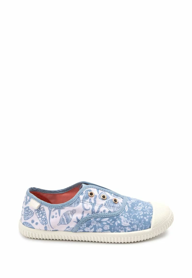 Next Kinder Slipper - Blue Printed 1 Next Kinder Slipper - Blue Printed