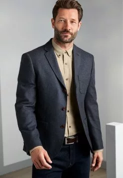 Next Herren NOVA FIDES SIGNATURE THREE BUTTON BLAZER - Sakko - Blue