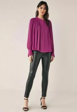 Next Damen Bluse - Purple Fan Print -Next Großes Kaufhaus 045a611b40364a2f9681d5f1b789b0fa