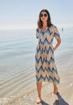 Next Damen Freizeitkleid - Multi Aztec Print