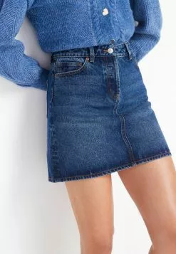 Next Damen A-Linien-Rock - Dark Blue