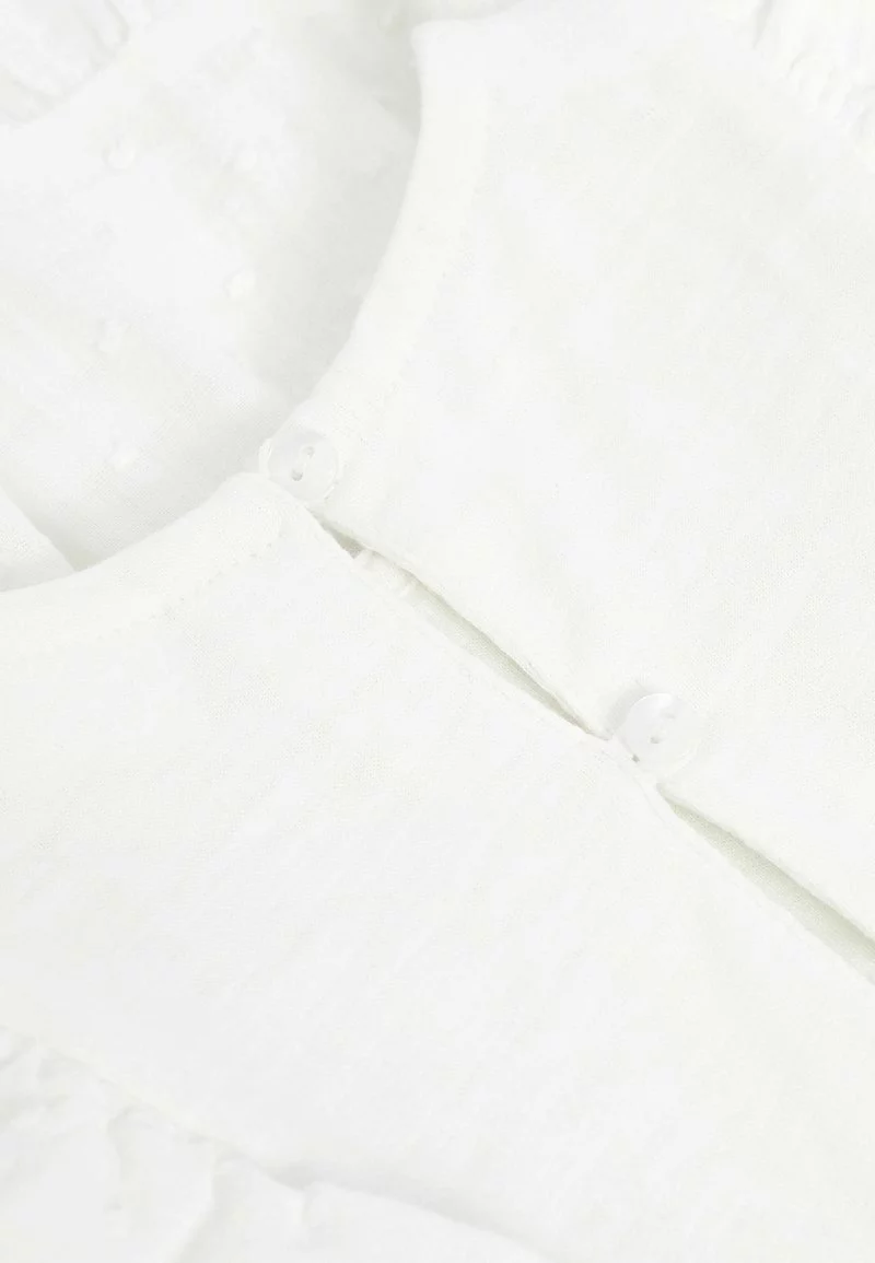 Next Kinder FABRIC MIX - Jerseykleid - White 3 Next Kinder FABRIC MIX - Jerseykleid - White – Bild 3