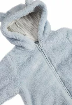 Next Kinder BLUE COSY FLEECE BEAR PRAMSUIT (0MTHS-2YRS) - Jumpsuit - Blue -Next Großes Kaufhaus 0644af344fbd400e81763f8b8e9ca372