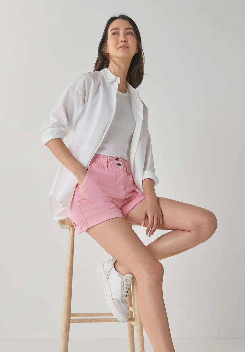 Next Damen ELASTICATED WAIST - Jeans Shorts - Light Pink 5 Next Damen ELASTICATED WAIST - Jeans Shorts - Light Pink – Bild 5