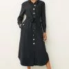 Next Damen Blusenkleid - Black