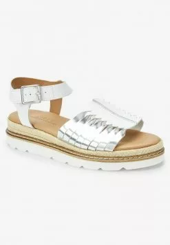 Next Damen FOREVER COMFORT TWIST - Plateausandalette - White Silver -Next Großes Kaufhaus 07958ad5e32349e4b4031bd4e01f0566