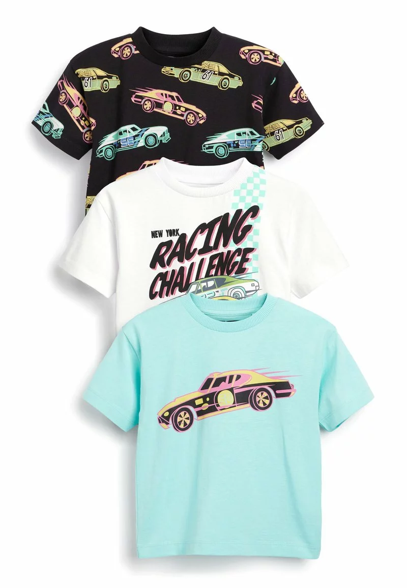 Next Kinder 3 PACK - T-Shirt Print - Multi Coloured 1 Next Kinder 3 PACK - T-Shirt Print - Multi Coloured