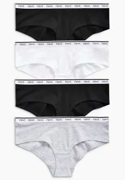 Next Damen 4 PACK - Slip - Black