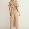 Next Damen KIMONO SHORT SLEEVE - Jumpsuit - Neutral
