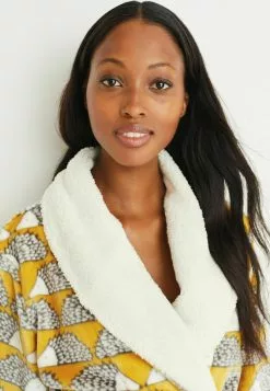 Next Damen SCION - Bademantel - Ochre Yellow Spike Hedgehog -Next Großes Kaufhaus 07c7c1c32ea4459c866da6bf23cf978f