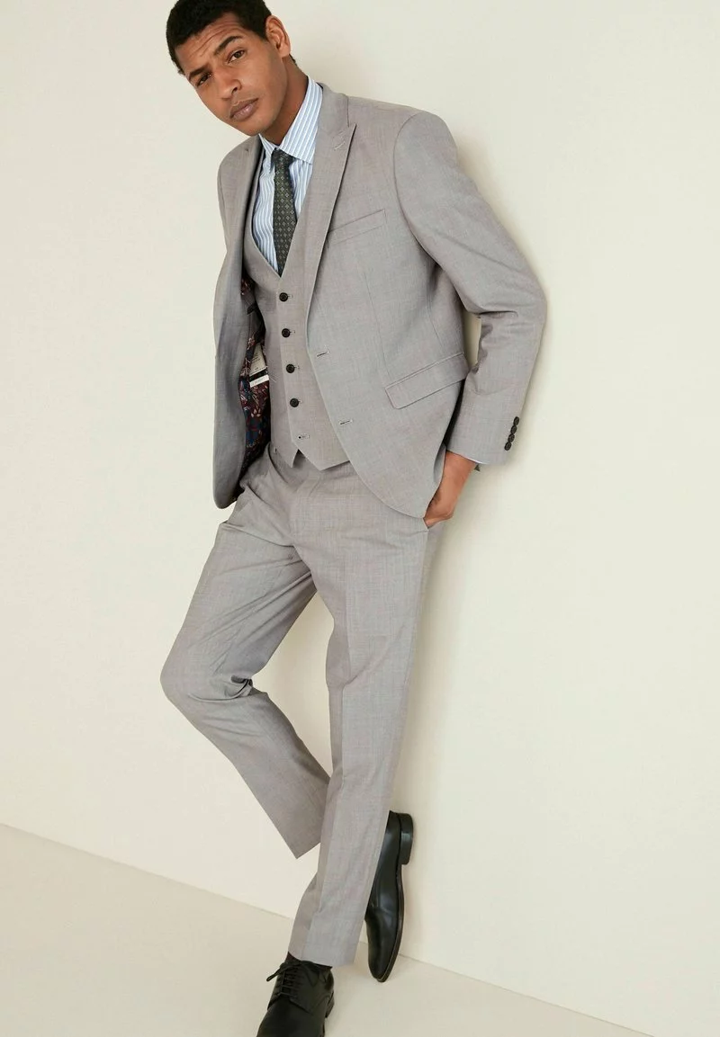 Next Herren BLEND MOTION FLEX - Stoffhose - Grey 2 Next Herren BLEND MOTION FLEX - Stoffhose - Grey – Bild 2