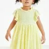 Next SHORT SLEEVE - Cocktailkleid/festliches Kleid - Yellow | Kinder