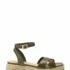 Next Damen FOREVER COMFORT CROSSOVER - Espadrille - Khaki Green