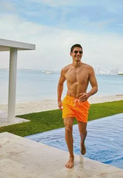 Next Herren 2 PACK - Badeshorts - Navy Blue Orange