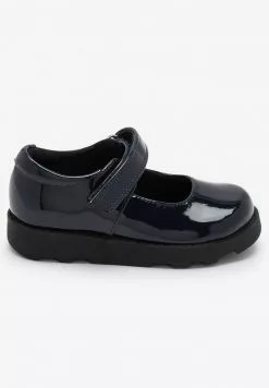 Next Kinder PATENT MARY JANE - Lauflernschuh - Dark Blue