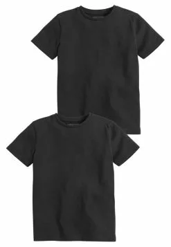 Next Unisex 2 PACK - T-Shirt Basic - Black