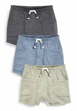 Next 3 PACK - Shorts - Blue/green/grey | Kinder