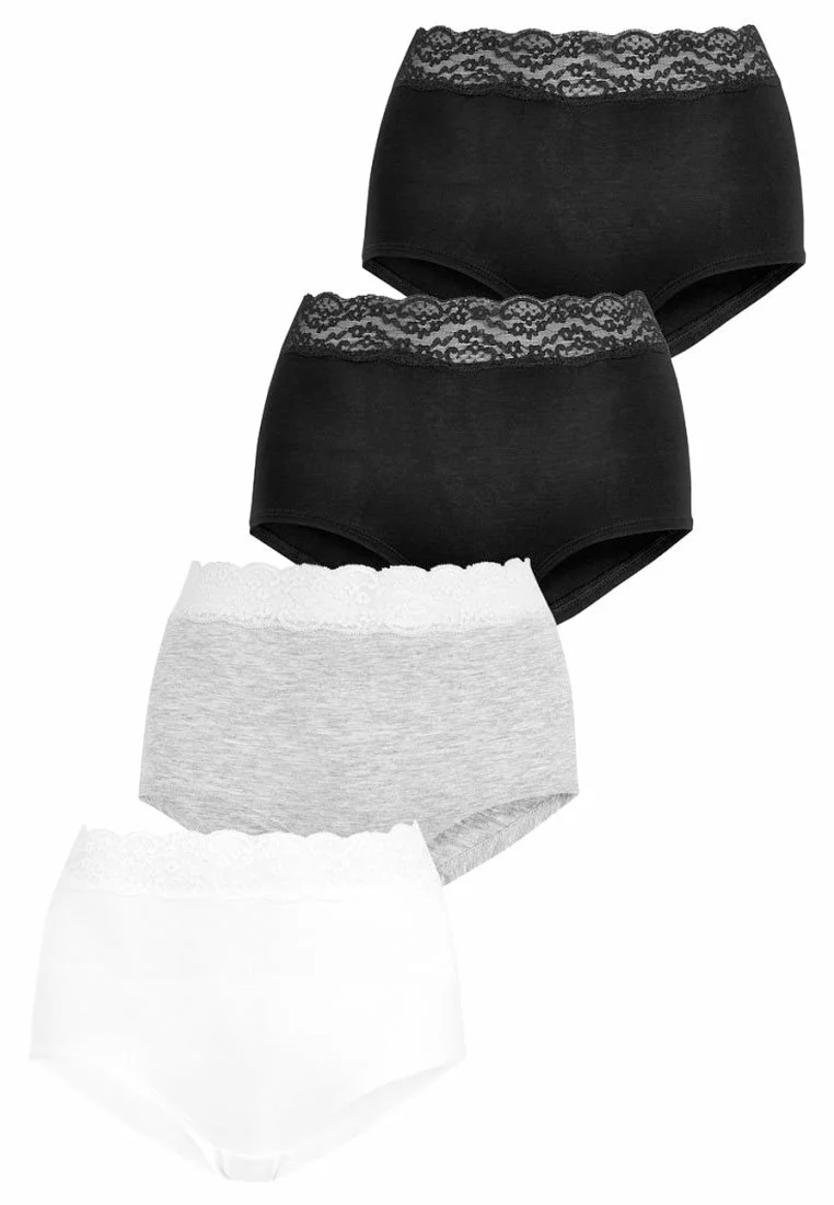 Next Damen FOUR PACK - Panties - Black 1 Next Damen FOUR PACK - Panties - Black