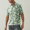 Next Herren SHORT SLEEVE - Hemd - Green Floral