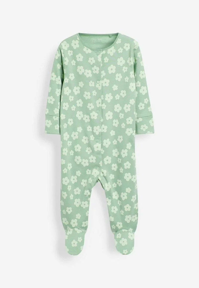 Next Kinder Strampler - Pink/green Floral Baby 2 Next Kinder Strampler - Pink/green Floral Baby – Bild 2