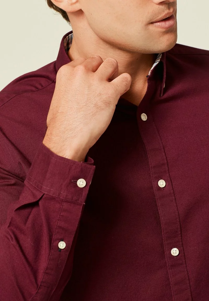 Next Herren LONG SLEEVE OXFORD - Hemd - Dark Purple 4 Next Herren LONG SLEEVE OXFORD - Hemd - Dark Purple – Bild 4