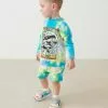 Kinder Next Tie Dye Character Jersey (3mths-7yrs) - Jogginghose - Purple Teal Yellow