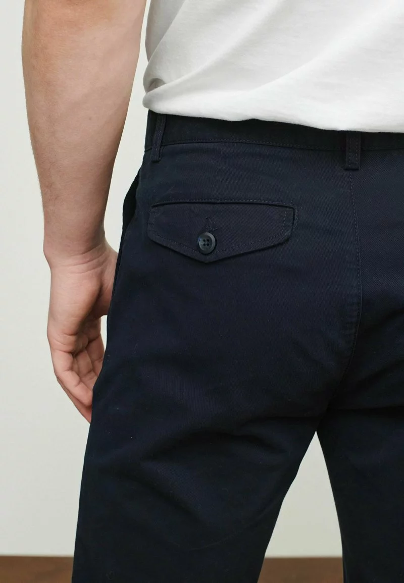 Next Herren PLEATED STRETCH - Stoffhose - Navy Blue 3 Next Herren PLEATED STRETCH - Stoffhose - Navy Blue – Bild 3