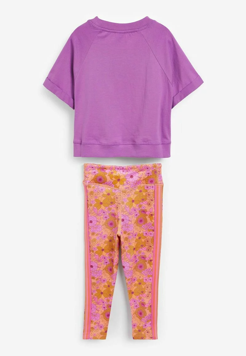 Next Kinder SPORTS SET - Leggings - Hosen - Purple Pink Retro Floral 2 Next Kinder SPORTS SET - Leggings - Hosen - Purple Pink Retro Floral – Bild 2
