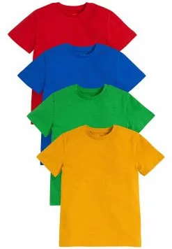 Next 4 PACK - T-Shirt Basic - Green | Kinder