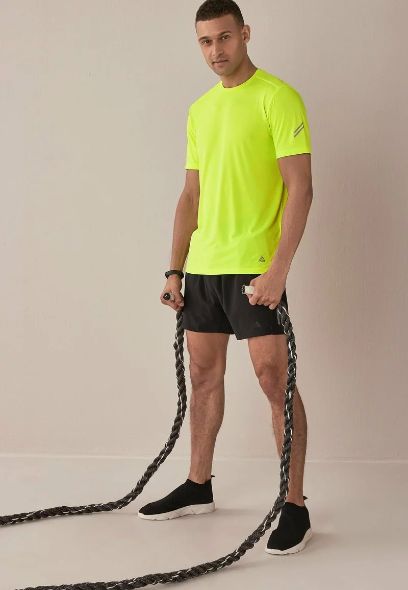 Next ACTIVE SPORTS - T-Shirt Print - Yellow | Herren 2 Next ACTIVE SPORTS - T-Shirt Print - Yellow | Herren – Bild 2