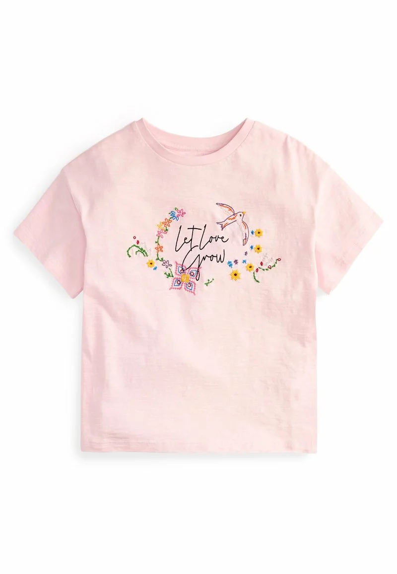 Next Kinder LET LOVE GROW EMBROIDERY - T-Shirt Print - Pink 3 Next Kinder LET LOVE GROW EMBROIDERY - T-Shirt Print - Pink – Bild 3