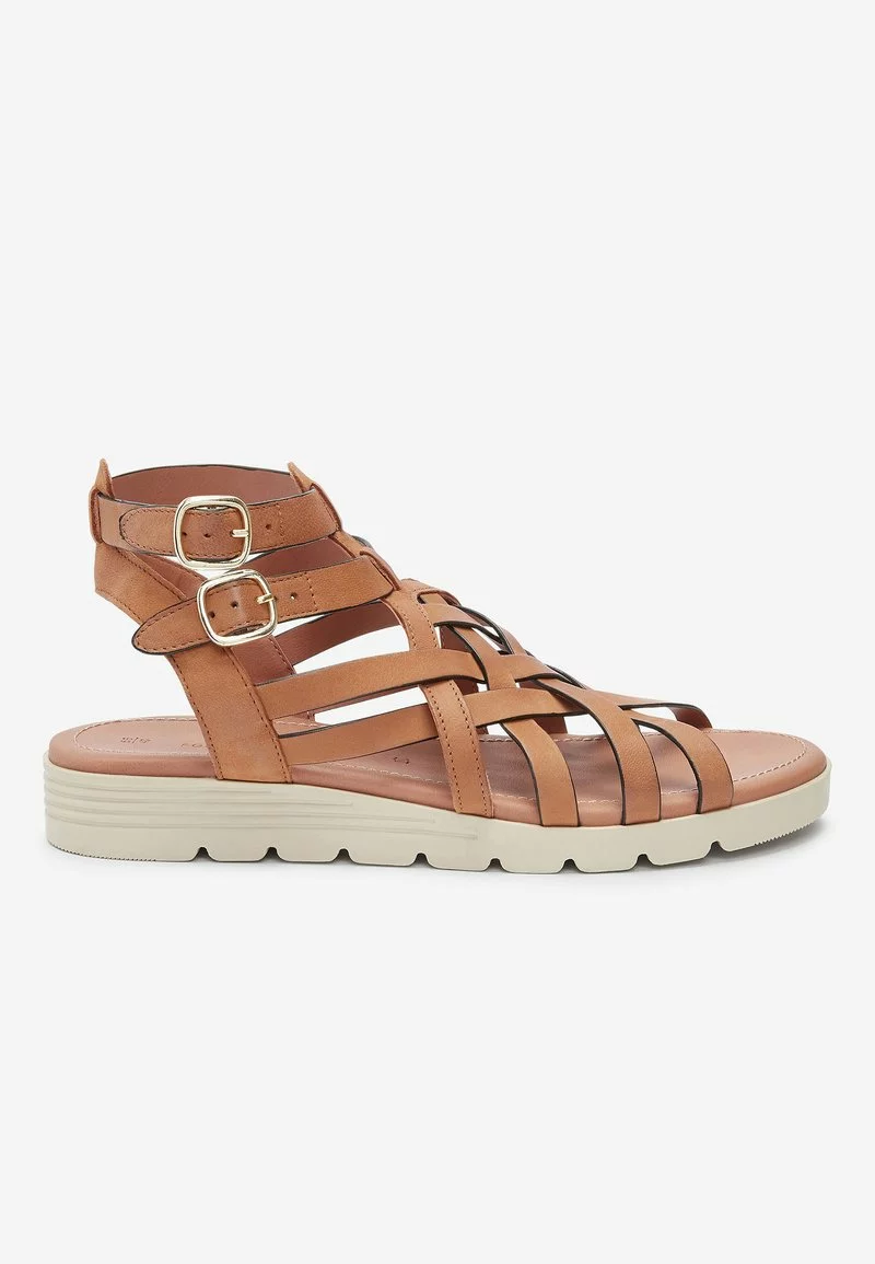 Next Damen Keilsandalette - Tan 2 Next Damen Keilsandalette - Tan – Bild 2