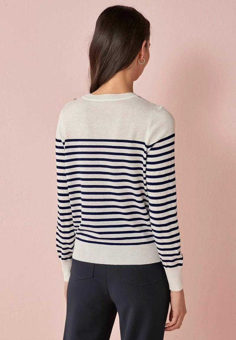 Next Damen BUTTON DETAIL LIGHTWEIGHT - Strickpullover - Light Blue 2 Next Damen BUTTON DETAIL LIGHTWEIGHT - Strickpullover - Light Blue – Bild 2