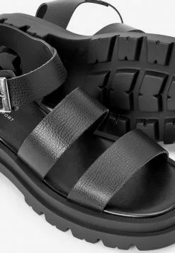 Next Damen CHUNKY THREE STRAP BUCKLE - Plateausandalette - Black -Next Großes Kaufhaus 0d987acc5afb4432aefb90c2524bce4d