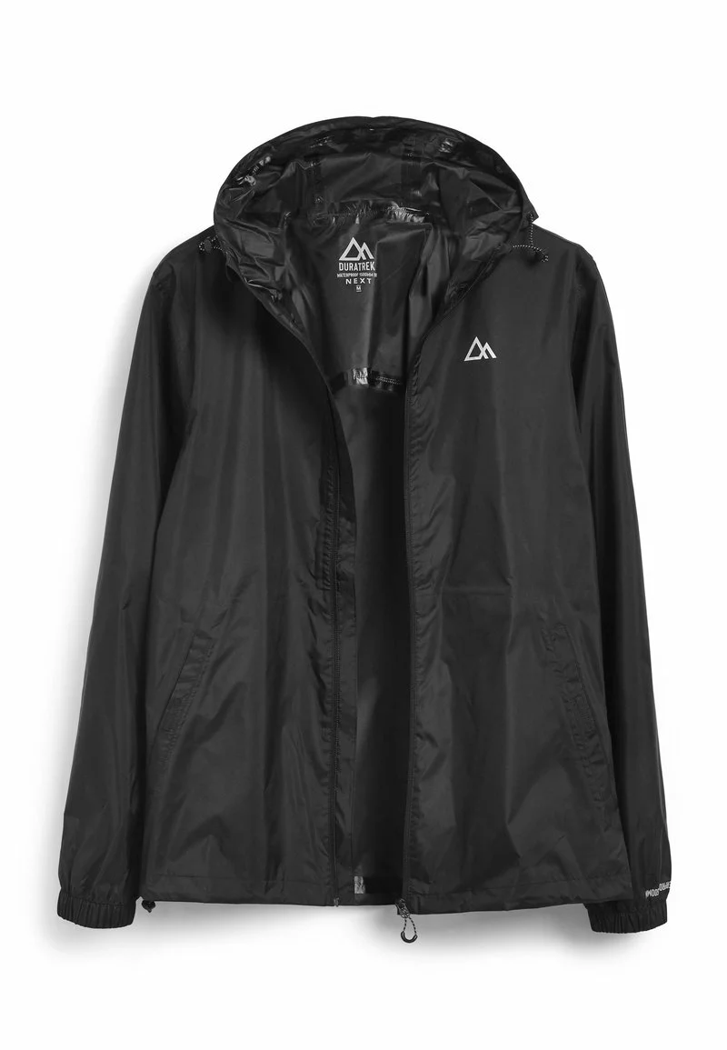 Next Herren Regenjacke / Wasserabweisende Jacke - Black 4 Next Herren Regenjacke / Wasserabweisende Jacke - Black – Bild 4