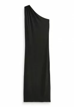 Next Damen ROCHELLE ONE SHOULDER MIDI - Etuikleid - Black