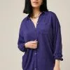 Next Damen LONG SLEEVE - Hemdbluse - Cobalt Blue