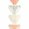 Next Damen KNICKERS 4 PACK - Slip - Check/peach/white